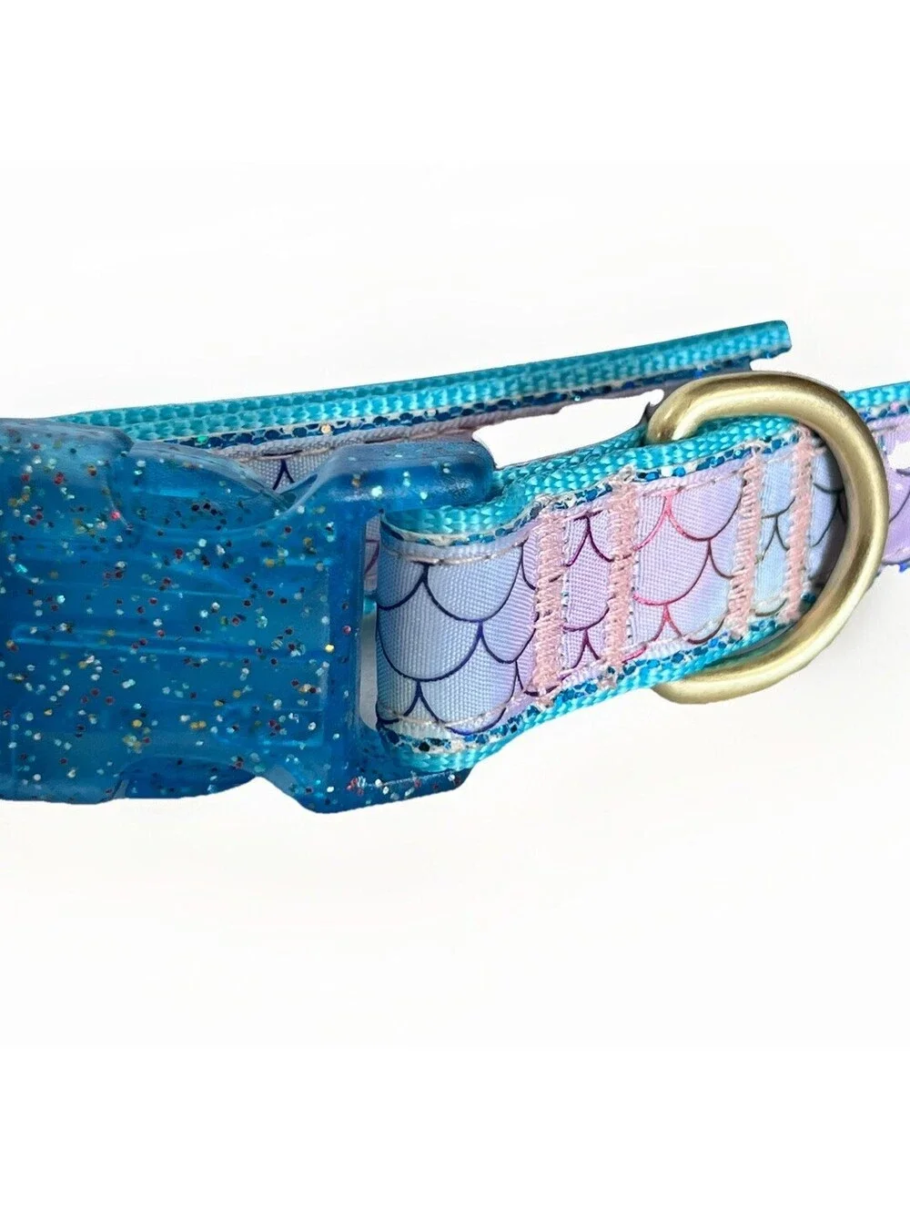 NWT Top Paw (XS) Mermaid Purple Glitter Sparkle Cute Girly Dog Puppy Collar New